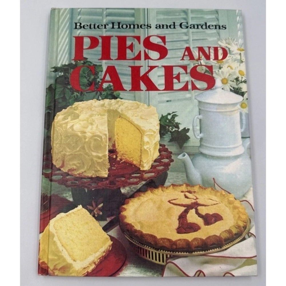 VTG Better Homes & Gardens Pies & Cakes Cookbook 1966 No Markings 1st Edition